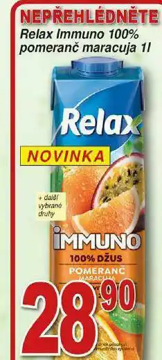 Lidl Relax immuno 100% nabídka