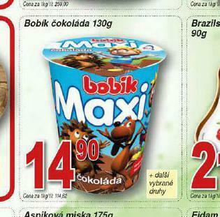 Lidl Bobík čokoláda nabídka