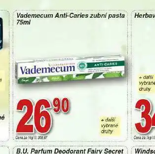 Vademecum anti-caries zubní pasta