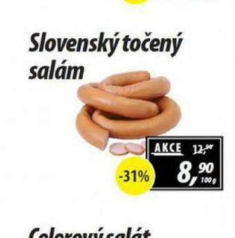 ZEMAN Slovenský točený salám nabídka