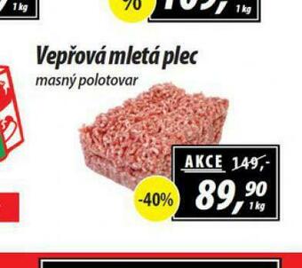 Vepřová mletá plec