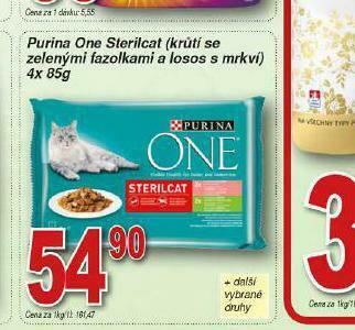 Lidl Purina one kapsičky pro kočky nabídka