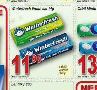 Lidl Winterfresh fresh ice nabídka