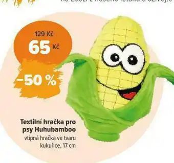 Textilní hračka pro psy huhubamboo