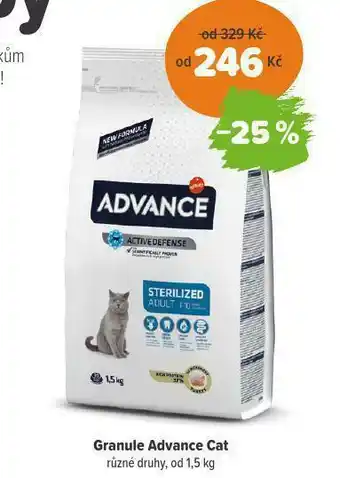 Pet Center Granule advace cat nabídka