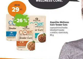 Pet Center Kapsička wellness core tender cuts nabídka