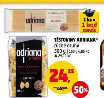 Penny Market Těstoviny adriana nabídka