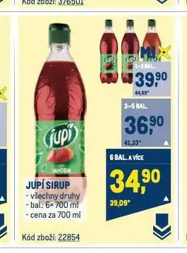 Makro Jupí sirup nabídka