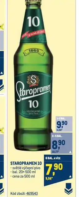 Makro Pivo staropramen nabídka