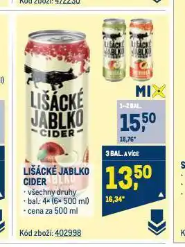 Makro Lišácké jablko cider nabídka