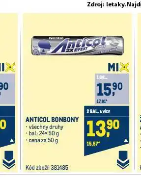 Makro Anticol bonbony nabídka