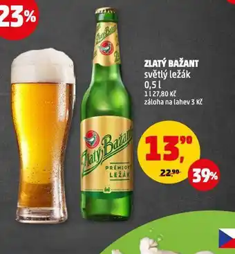 Penny Market Pivo zlatý bažant nabídka