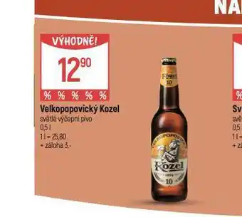 Globus Pivo velkopopovický kozel 10 nabídka