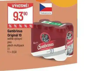 Globus Pivo gambrinus originál 10 nabídka