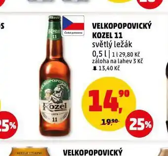 Penny Market Pivo velkopopovický kozel nabídka