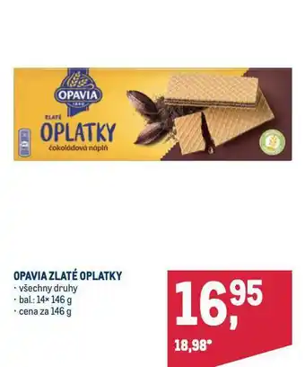 Makro Opavia zlaté oplatky nabídka