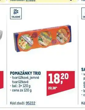 Makro Pomazánky trio nabídka