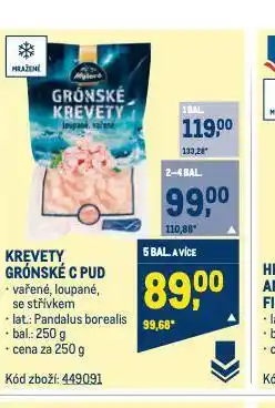 Makro Krevety grónské nabídka