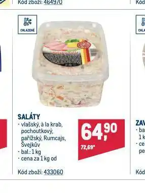 Makro Saláty nabídka