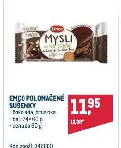 Makro Emco polomáčené sušenky nabídka