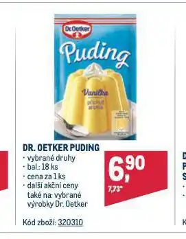 Makro Dr. oetker puding nabídka