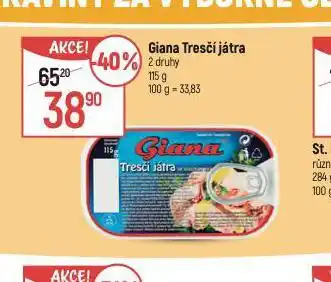 Globus Giana tresčí játra nabídka