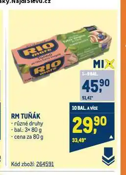 Makro Rio mare tuňák nabídka