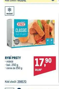 Makro Rybí prsty nabídka