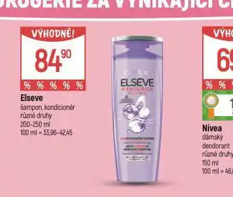 Globus Elseve šampon, kondicioner nabídka