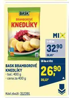 Makro Bramborové knedlíky nabídka