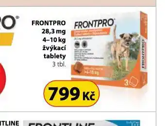 Dr. Max Frontpro antiparazitární žvýkací tablety pro psy nabídka