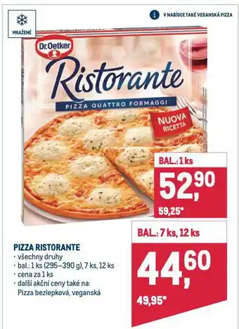 Makro Pizza ristorante nabídka