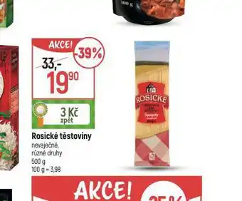 Globus Rosické těstoviny nabídka