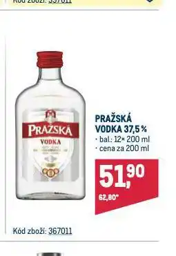 Makro Pražská vodka nabídka