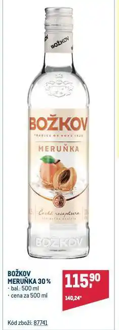 Makro Božkov meruňka nabídka