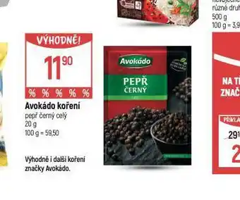 Globus Avokádo koření nabídka