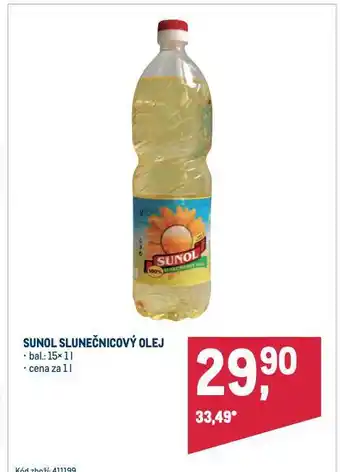 Makro Sunol slunečnicový olej nabídka