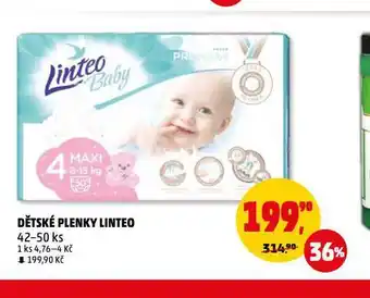 Penny Market Linteo dětské plenky nabídka