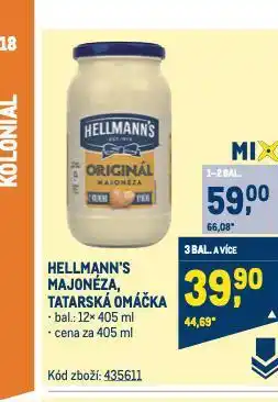 Makro Hellmann's tatarská omáčka nabídka