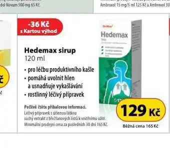 Dr. Max Hedemax sirup nabídka