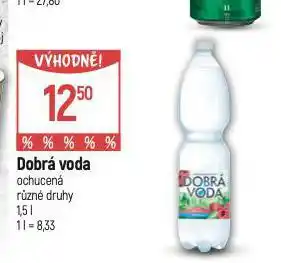 Globus Dobrá voda ochucená nabídka