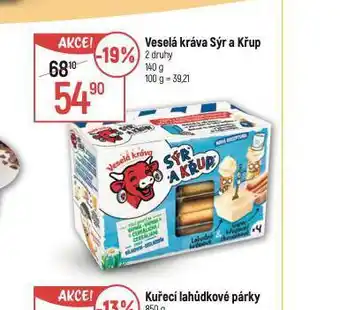 Globus Veselá kráva sýr a křup nabídka
