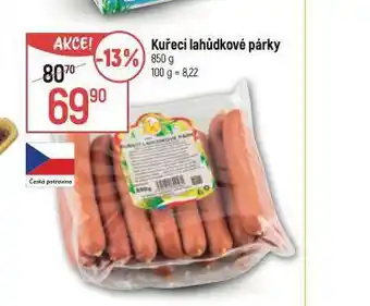 Globus Kuřecí lahůdkové párky nabídka