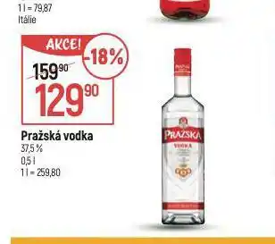 Globus Pražská vodka 37,5% nabídka