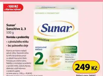 Dr. Max Sunar kojenecká výživa nabídka