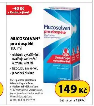 Dr. Max Mucosolvan nabídka