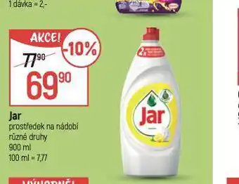 Globus Jar prostředek na nádobí nabídka