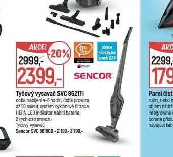 Globus Tyčový vysavač sencor nabídka