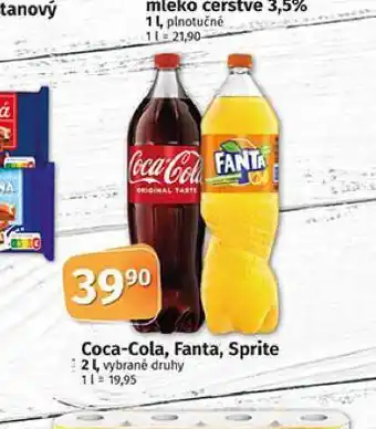 Coop Coca cola, fanta, sprite nabídka