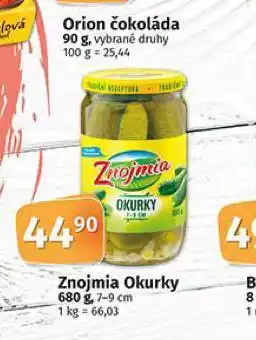 Coop Znojmia okurky nabídka